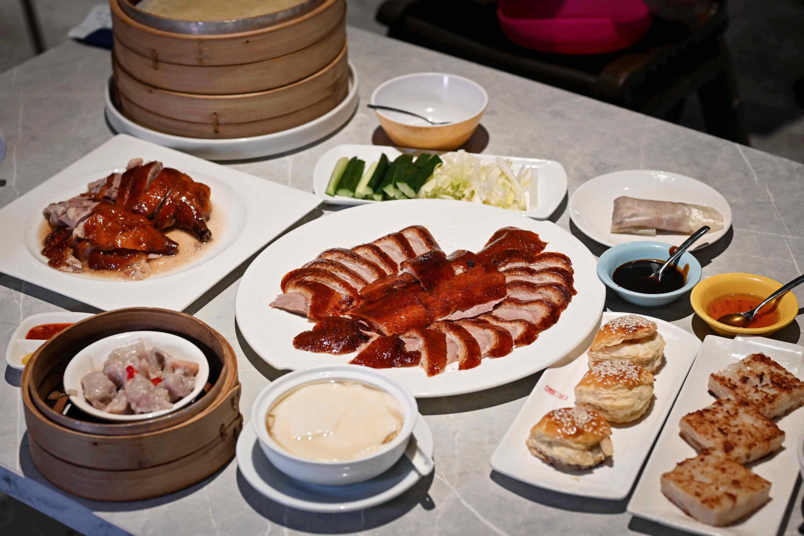【天母美食】糖朝大葉高島屋店，烤鴨二吃＋人氣港點一次開箱(菜單) @厚片嘴角帶便當