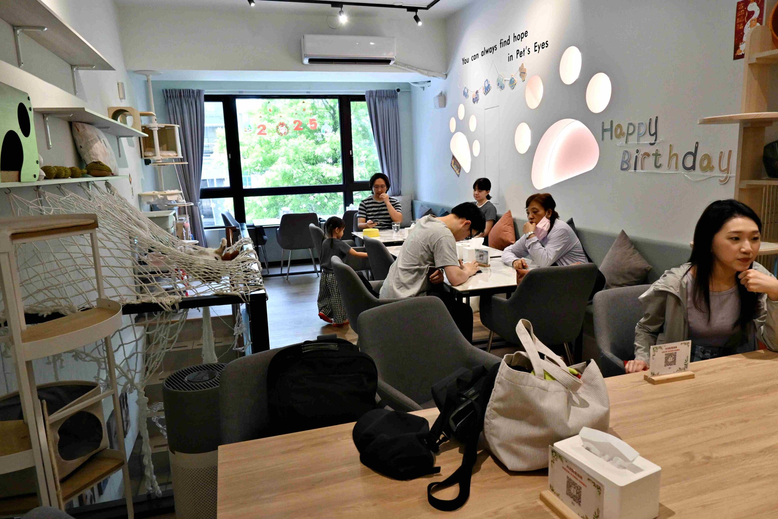 【新莊美食】Paws Cafe 寵物友善餐廳，寵物友善咖啡廳推薦，毛孩也有專屬菜單！ @厚片嘴角帶便當