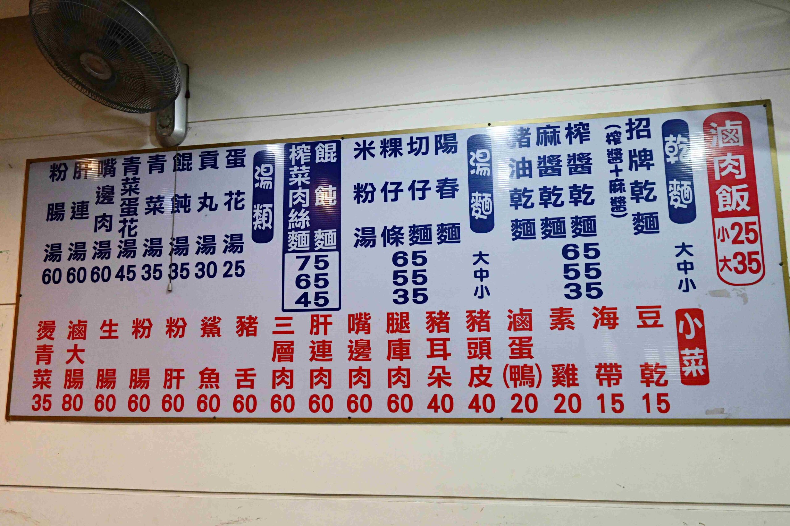 【延三夜市美食】老程麵店｜老台北人都知道的古早味麵店，排隊也甘願！(菜單) @厚片嘴角帶便當