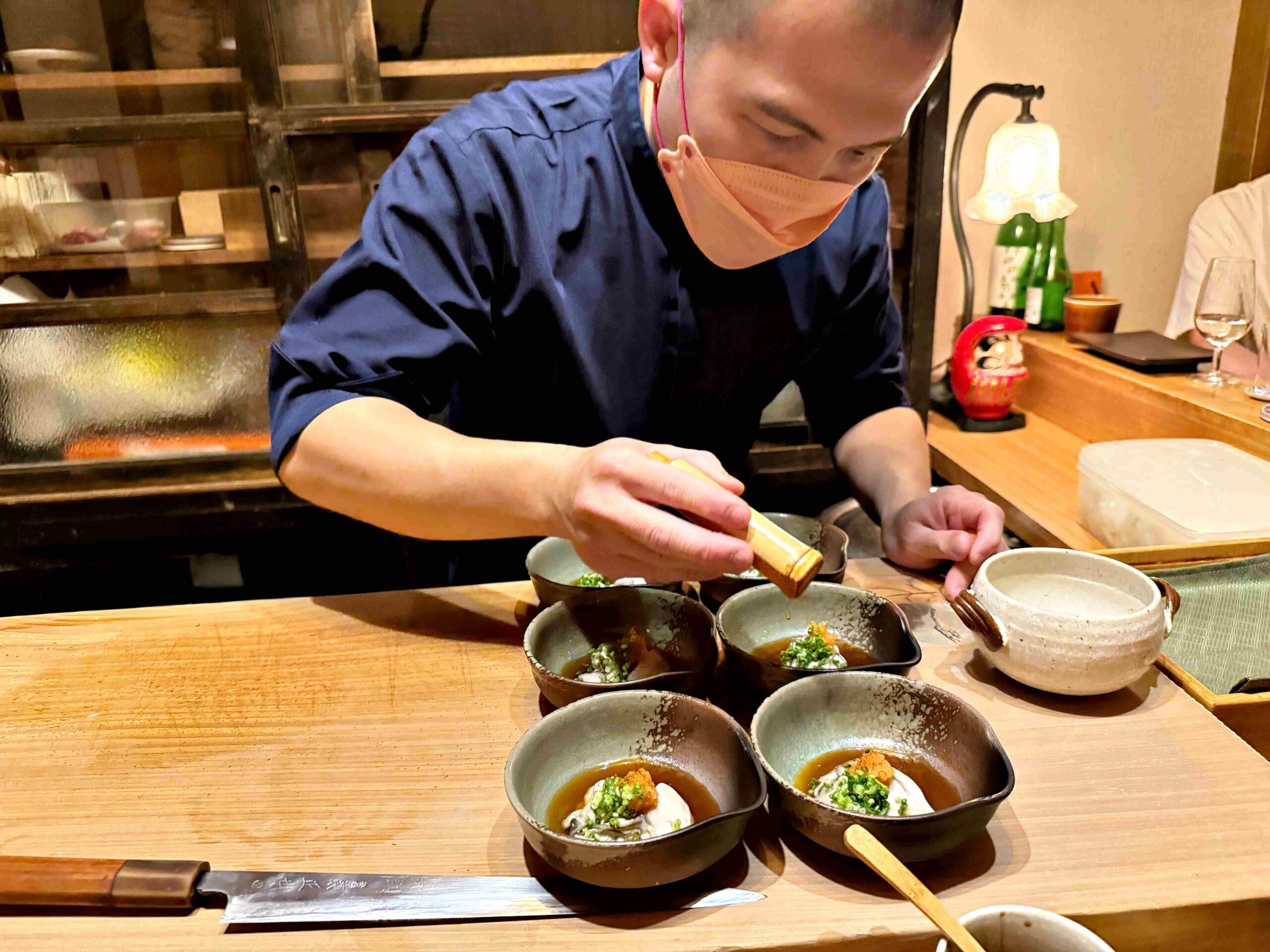 【新莊美食】觀醬手 · 寿司無菜單日式料理｜1980元板前日料體驗，隱藏巷弄的高CP值無菜單推薦 @厚片嘴角帶便當