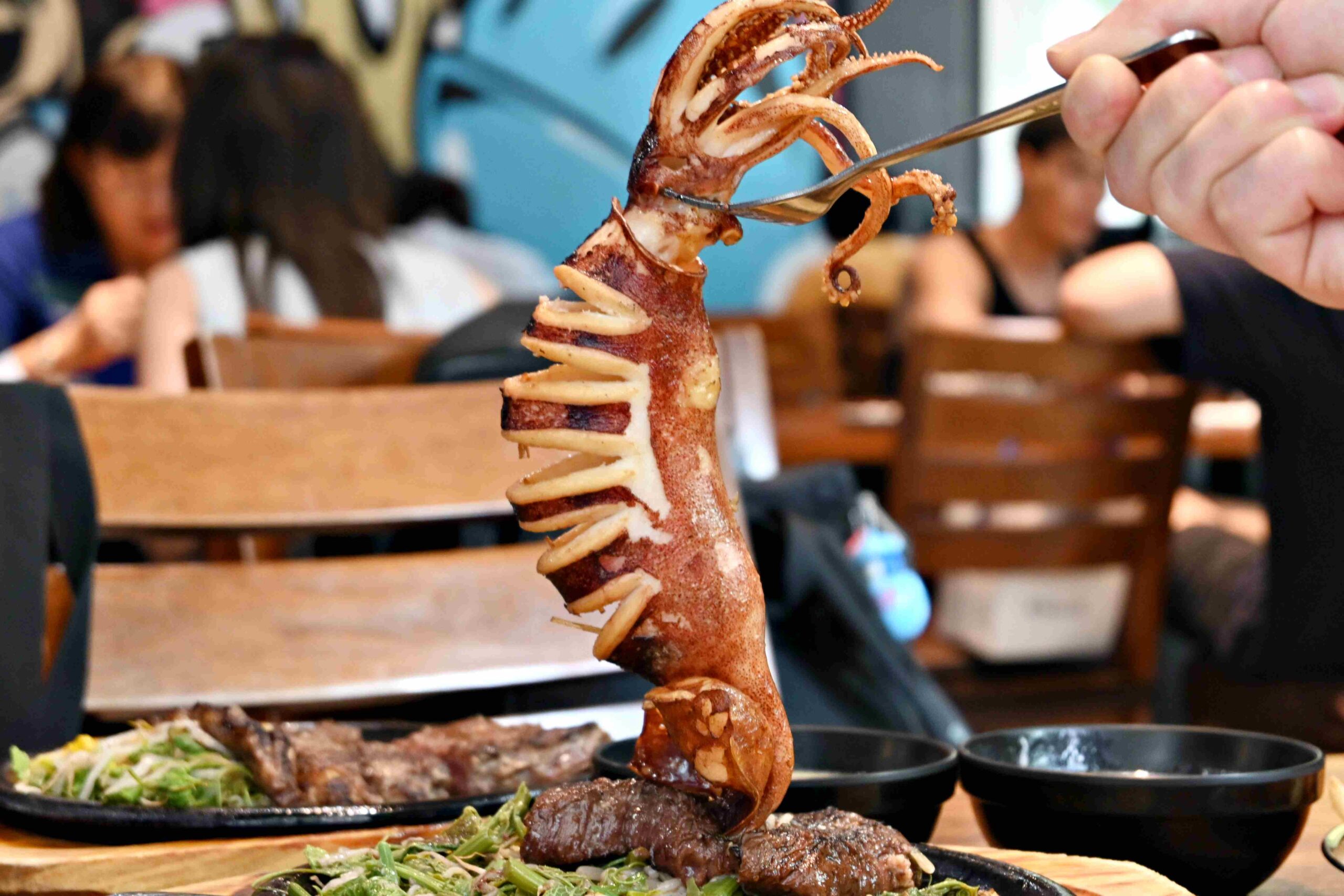 【台北牛排推薦】B&#038;B STEAK福德店，$500就能吃到A5和牛＋自助吧超狂組合（菜單）(寵物友善) @厚片嘴角帶便當