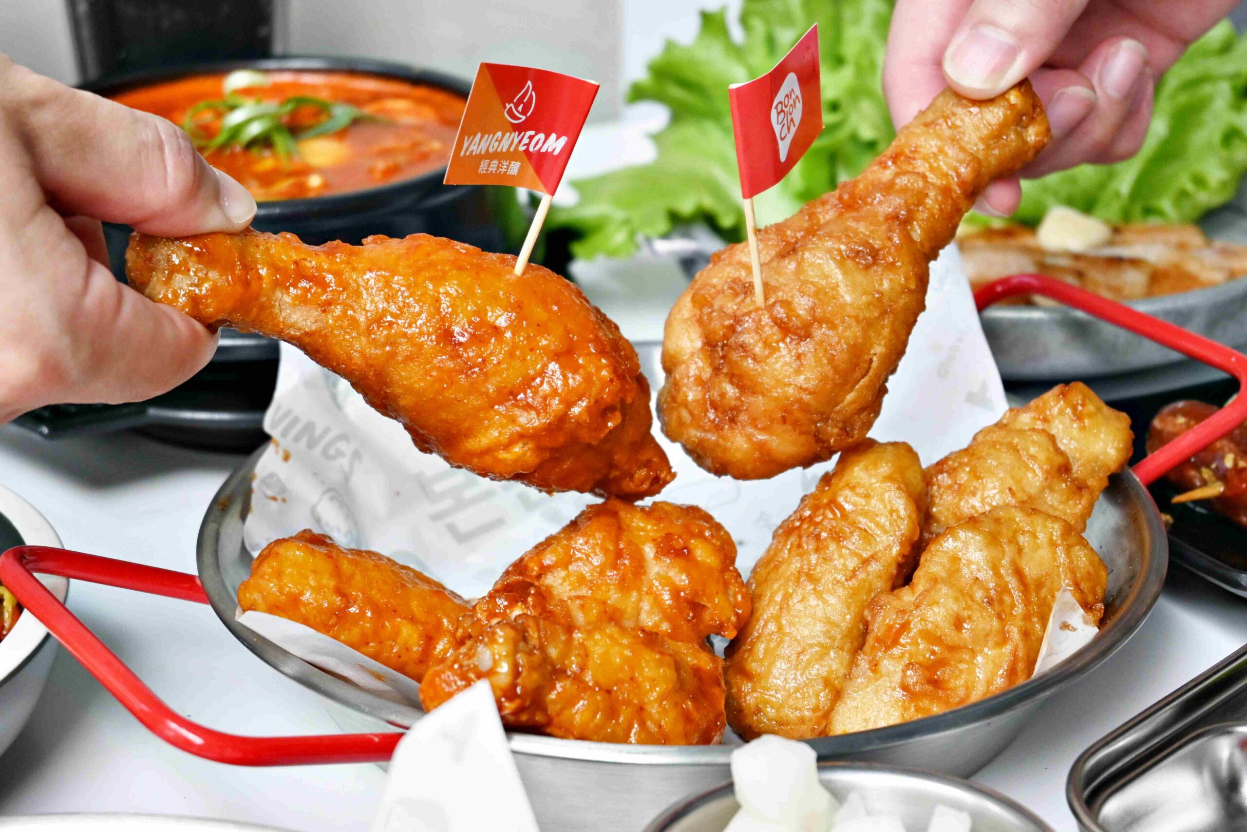 【西門美食】本村韓式炸雞重慶南店，比我想像的還強！不只有炸雞，每道都好吃(菜單) @厚片嘴角帶便當