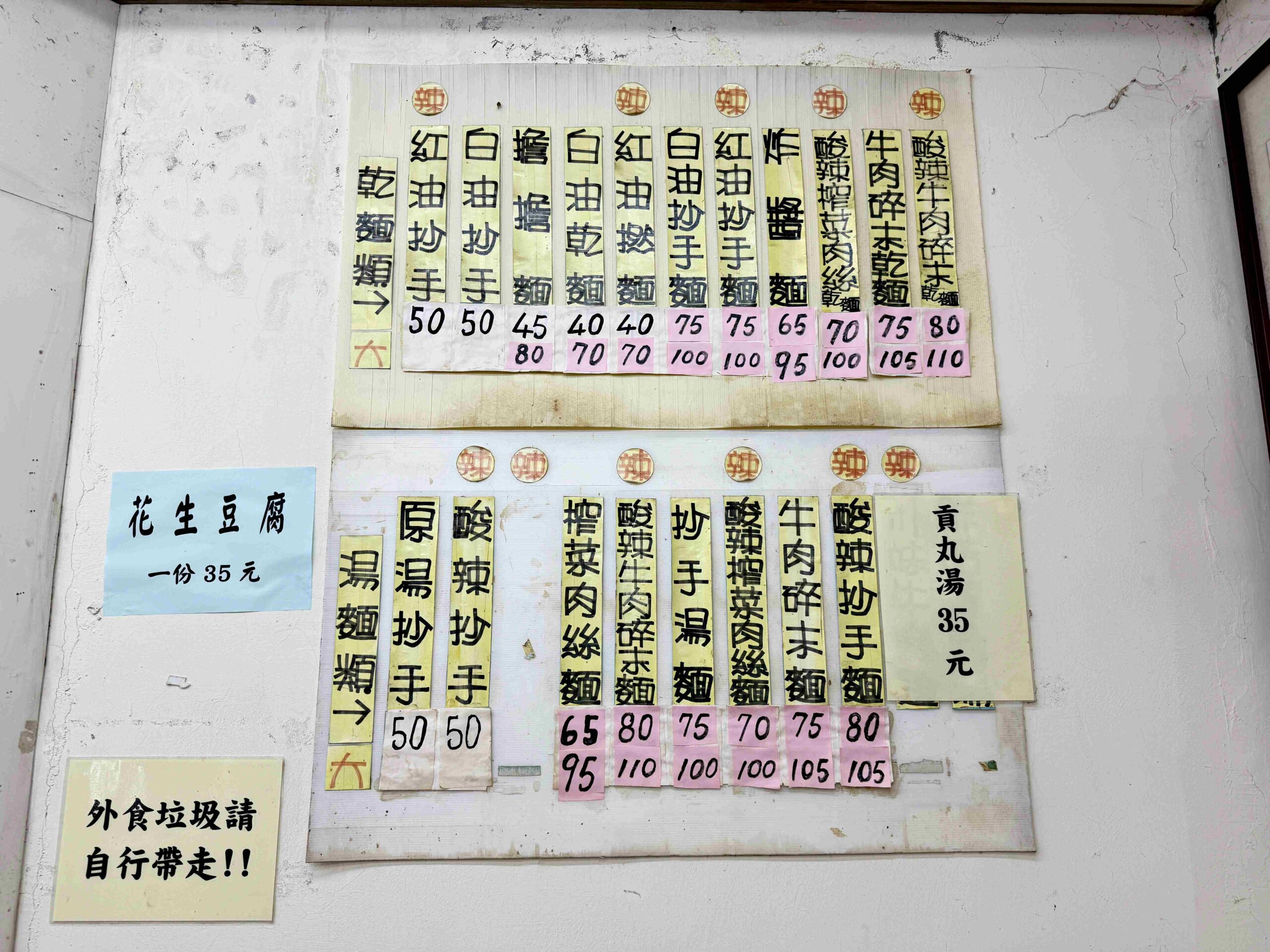 成都抄手麵食，沒什麼人寫，卻默默超好吃！這間抄手麵真的很可以(菜單) @厚片嘴角帶便當