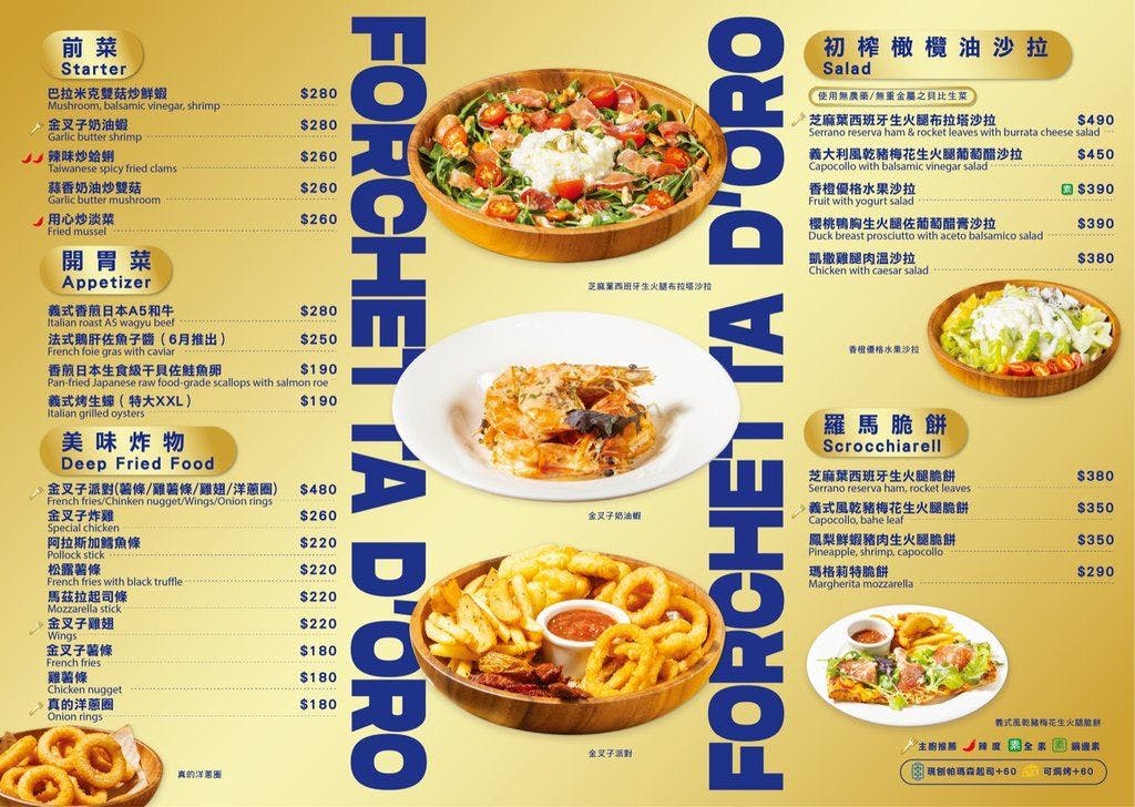 【市政府站美食】金叉子義廚微風信義店好吃嗎？這幾道真的猛(菜單) @厚片嘴角帶便當