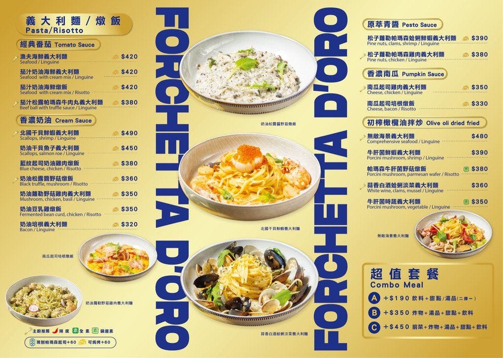 【市政府站美食】金叉子義廚微風信義店好吃嗎？這幾道真的猛(菜單) @厚片嘴角帶便當