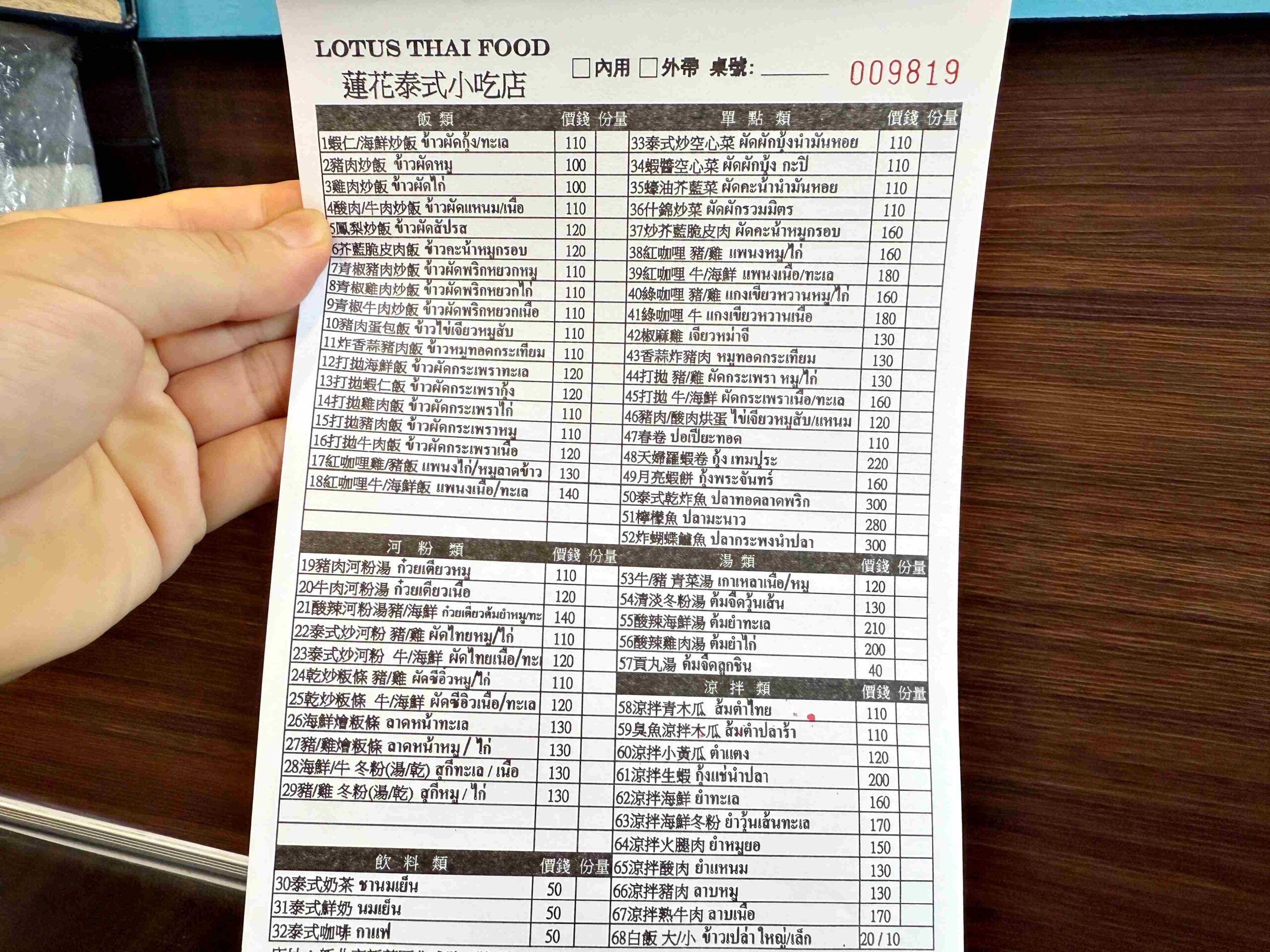 【新莊美食】蓮花泰式小吃店，網紅、在地人最愛的排隊泰式料理(菜單) @厚片嘴角帶便當