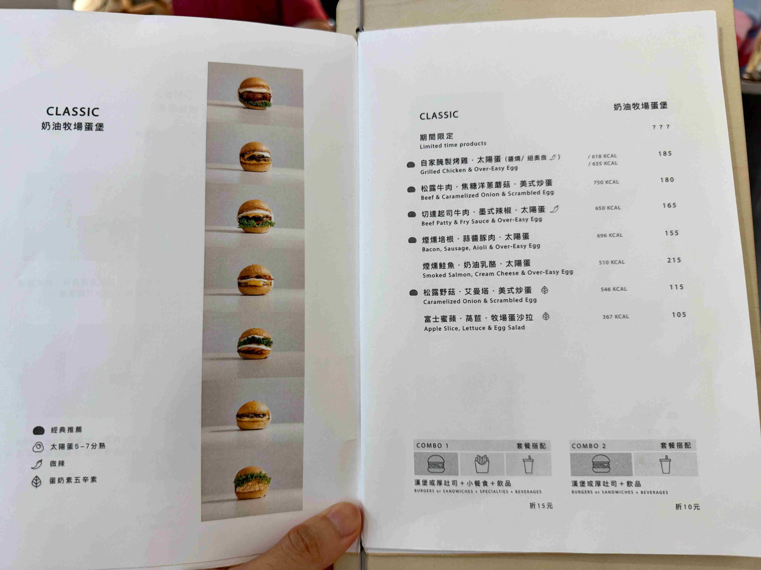 【新莊美食推薦】EGG BUN Breakfast早午餐，松露牛肉漢堡太強，蛋捲餅更驚艷(菜單) @厚片嘴角帶便當