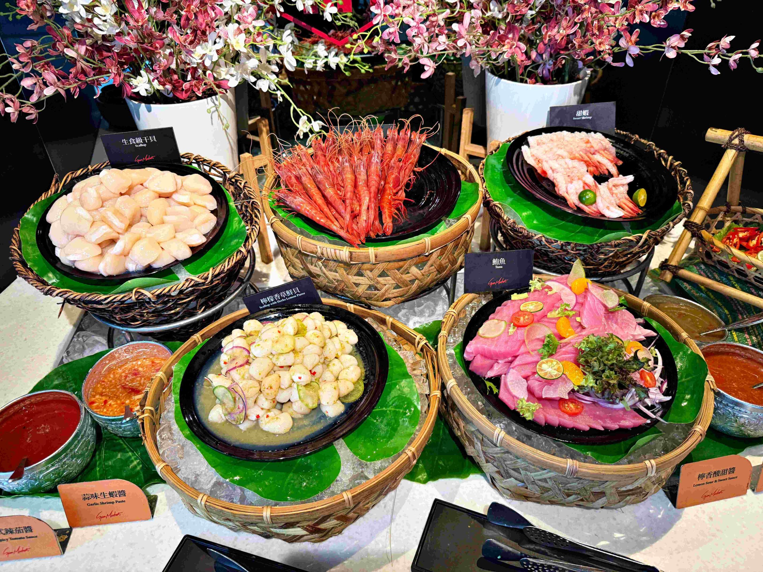 【大直美食】泰市場大直英迪格店，吃到飽泰式首選！2025最新推薦！(菜單) @厚片嘴角帶便當