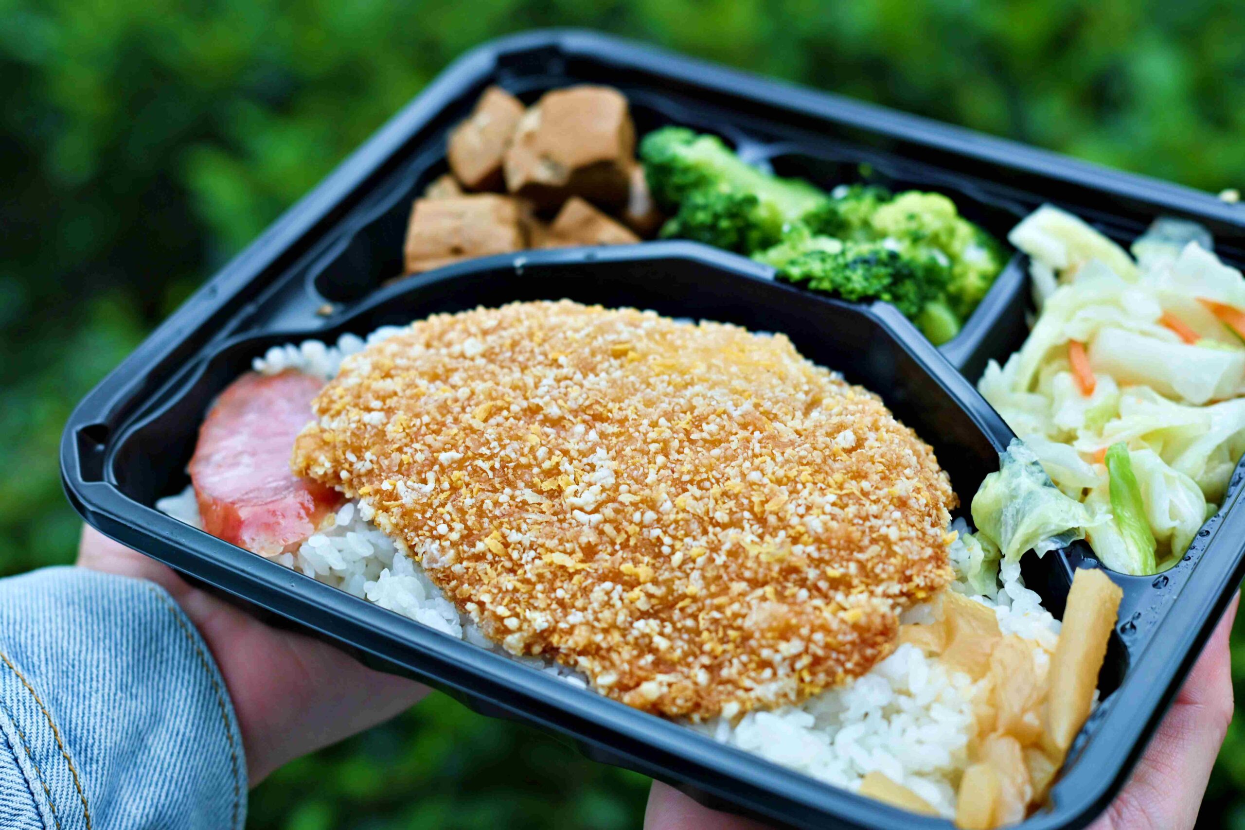 【林口美食】True飯 ，脆皮燒肉必吃、雞腿超巨、滷肉飯也超搭推薦（菜單） @趙先生吃飯