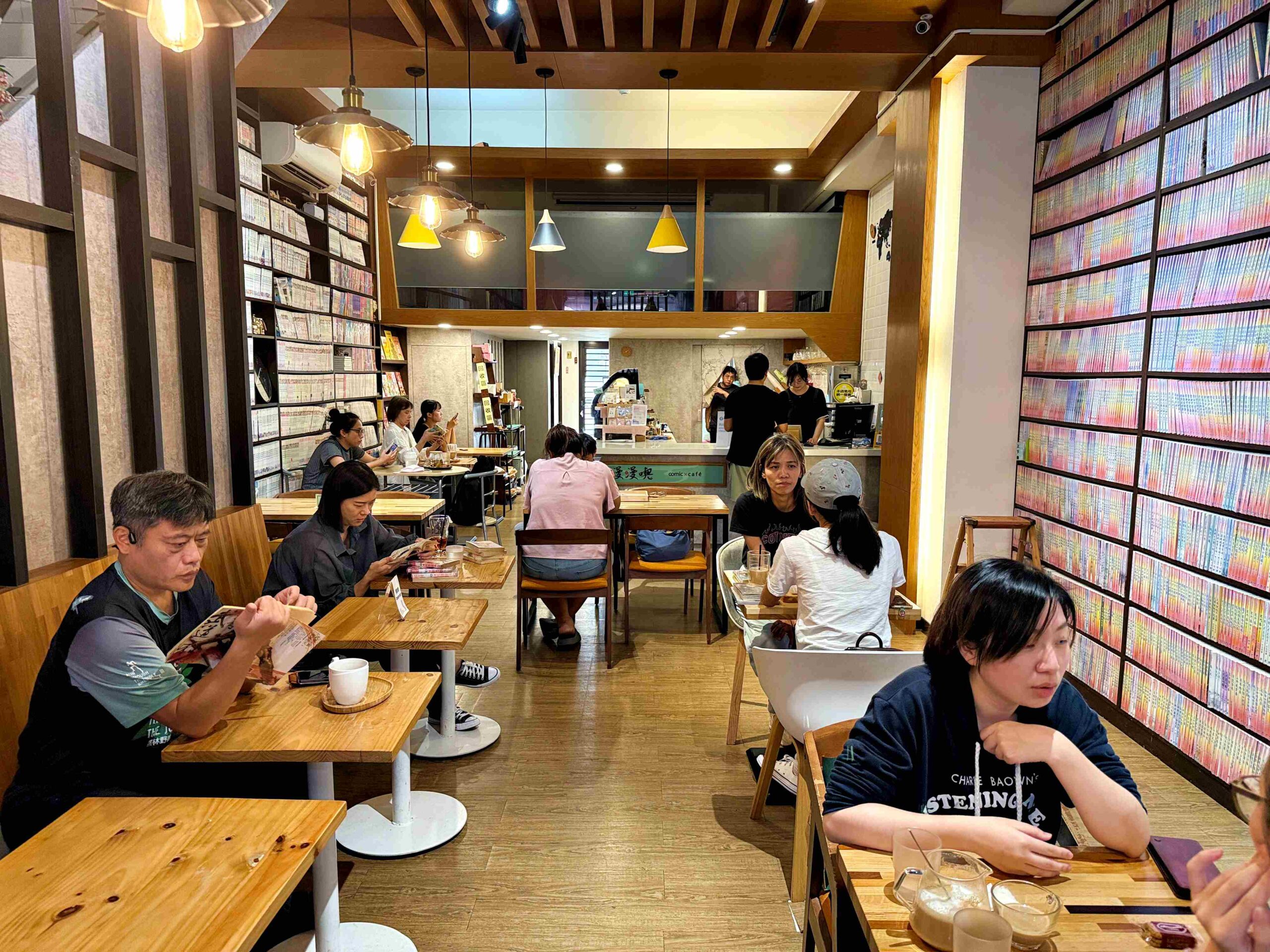 【中山咖啡廳】漫漫喫，台北人氣漫畫不限時有插座咖啡廳推薦(菜單) @趙先生吃飯