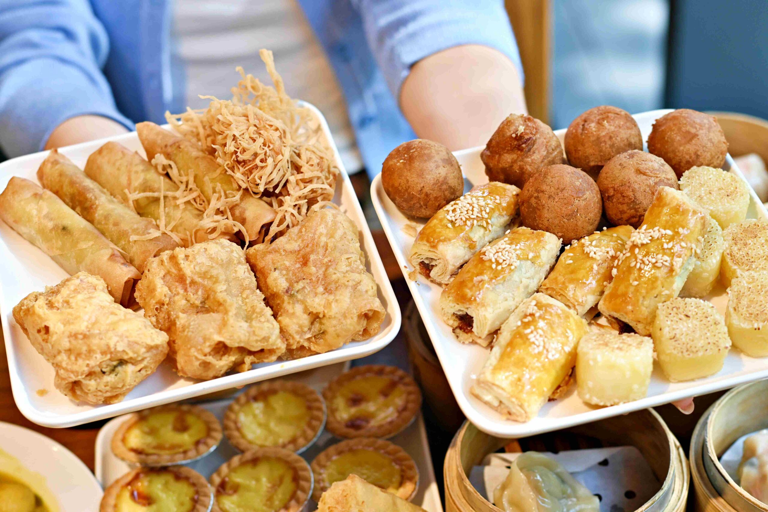 【新莊美食】村民食堂廚窗港點 i-Tower 店，堅持現做超60道港點吃到飽推薦 @趙先生吃飯