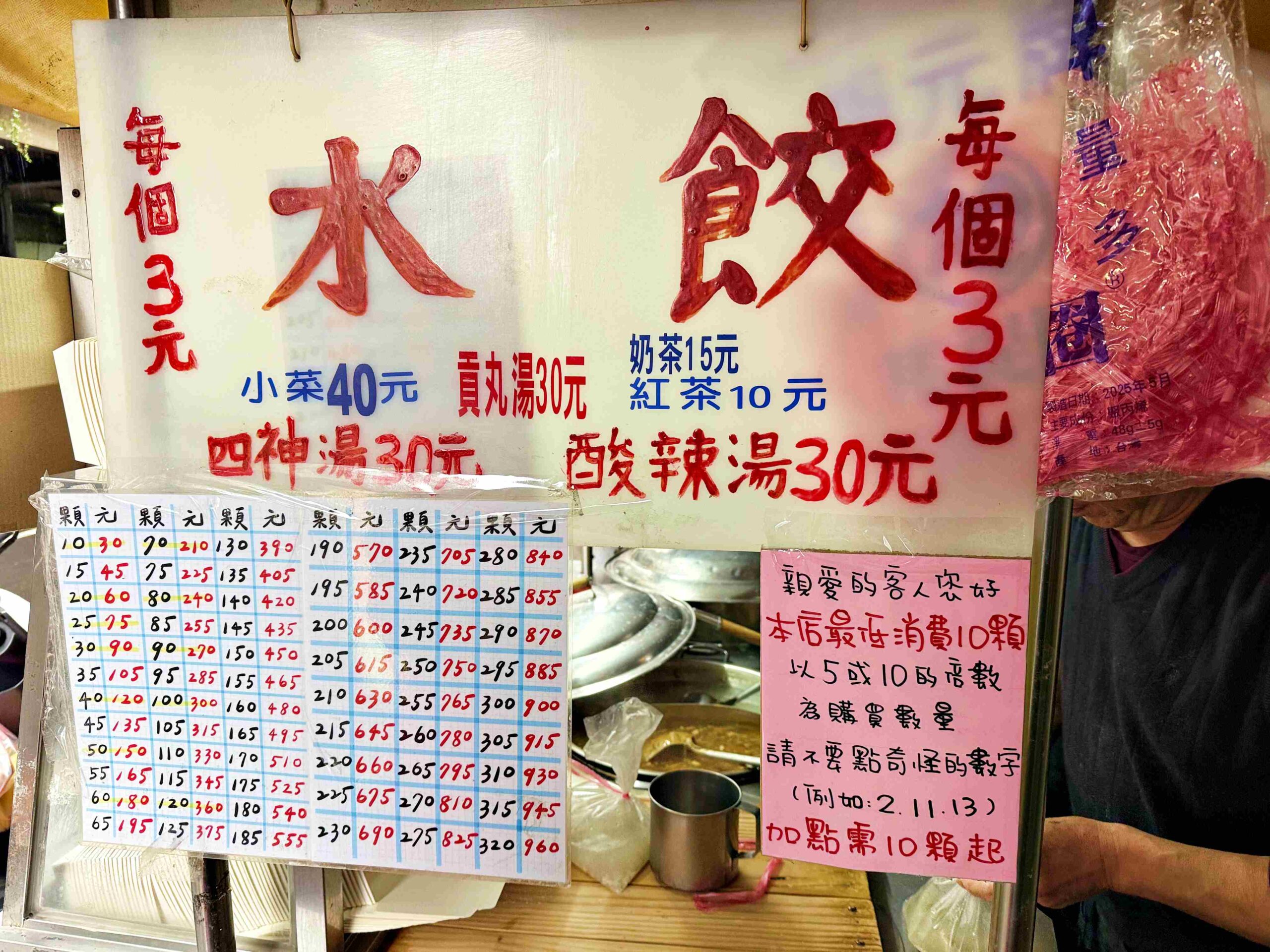 【樹林美食】兩點五元水餃，內餡好滋味，迴龍樹林必吃便宜手工水餃推薦(菜單) @趙先生吃飯