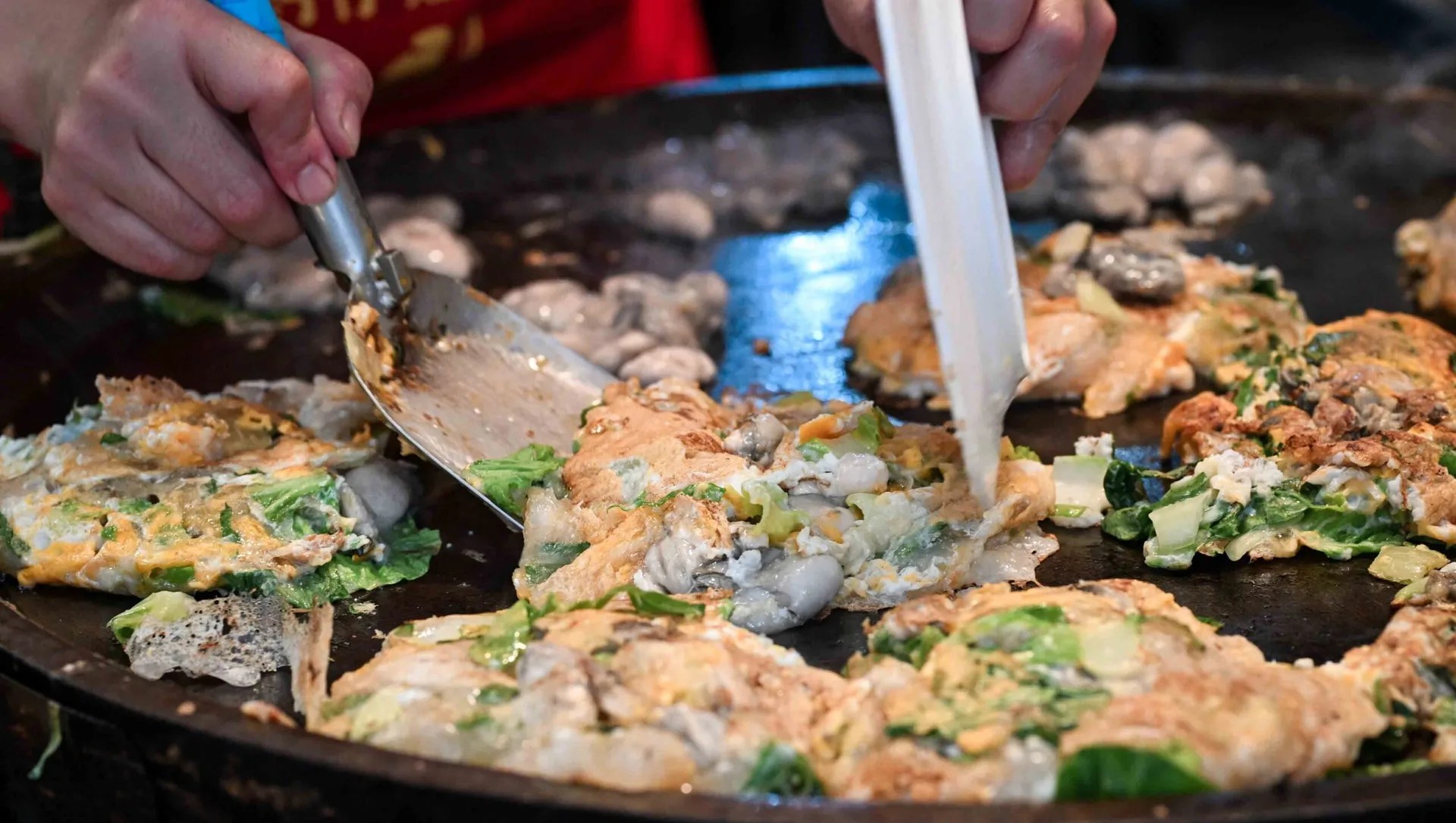 【寧夏夜市美食】圓環邊蚵仔煎，實測米其林必比登老店，蚵仔煎、蚵仔湯推薦(菜單) @趙先生吃飯