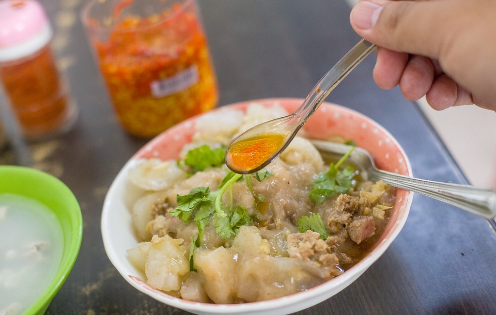 【永安市場美食】30年老店北斗肉圓，高評價，一份兩顆超飽足，清甜湯頭推薦(菜單) @趙先生吃飯