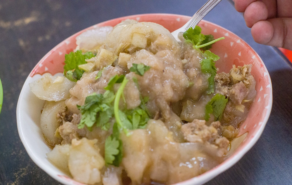 【永安市場美食】30年老店北斗肉圓，高評價，一份兩顆超飽足，清甜湯頭推薦(菜單) @趙先生吃飯