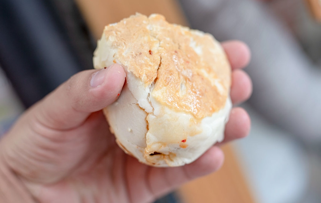 【松江南京美食】黑老闆胡椒餅，蔥塞超多，咬下去肉汁直接噴出來推薦(菜單) @趙先生吃飯