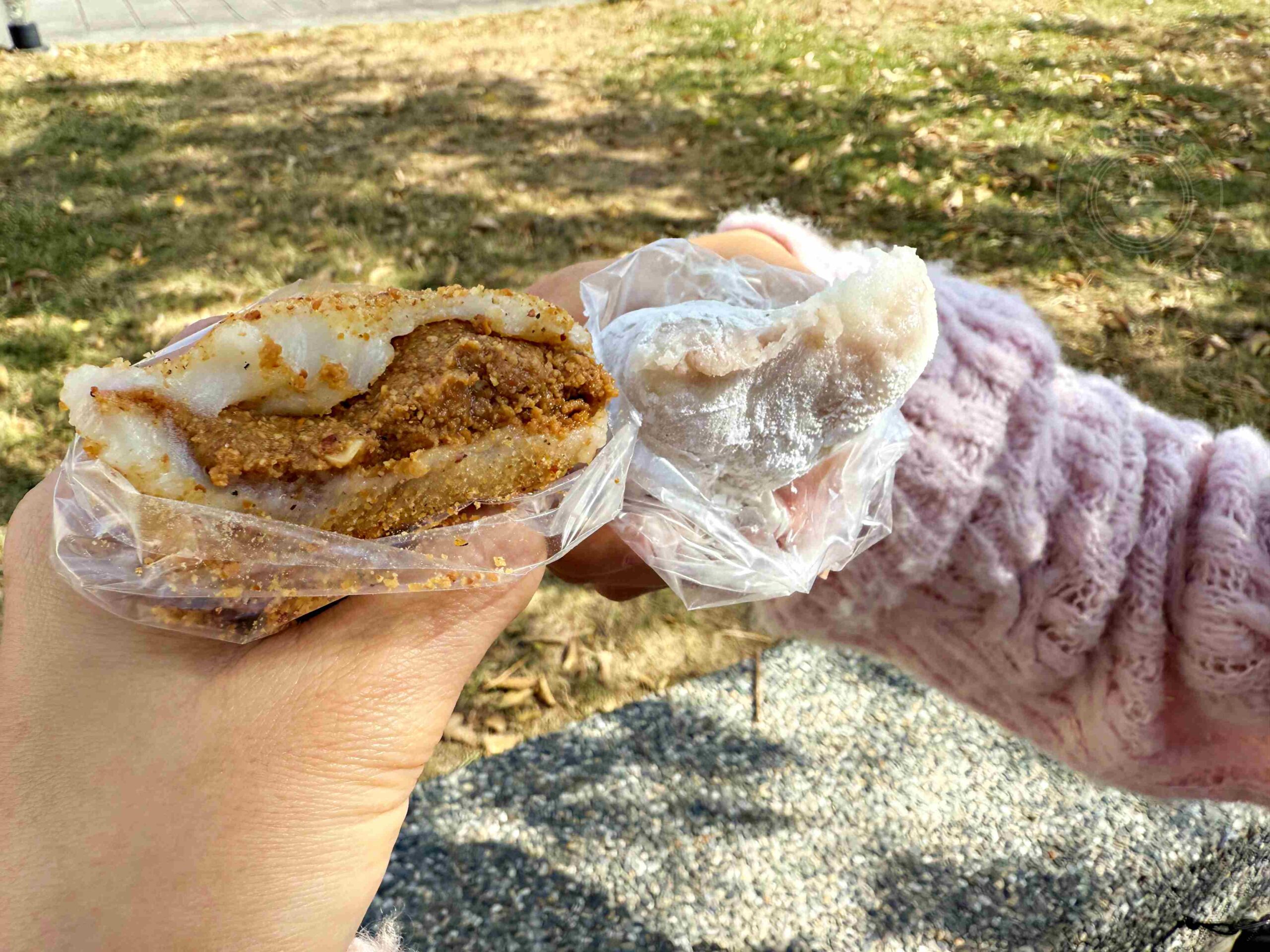 【台南美食】阿美現烤古早味蛋糕，運氣好才看得到會跳舞的麻糬，手工現包超軟Q超大 (菜單) @趙先生吃飯