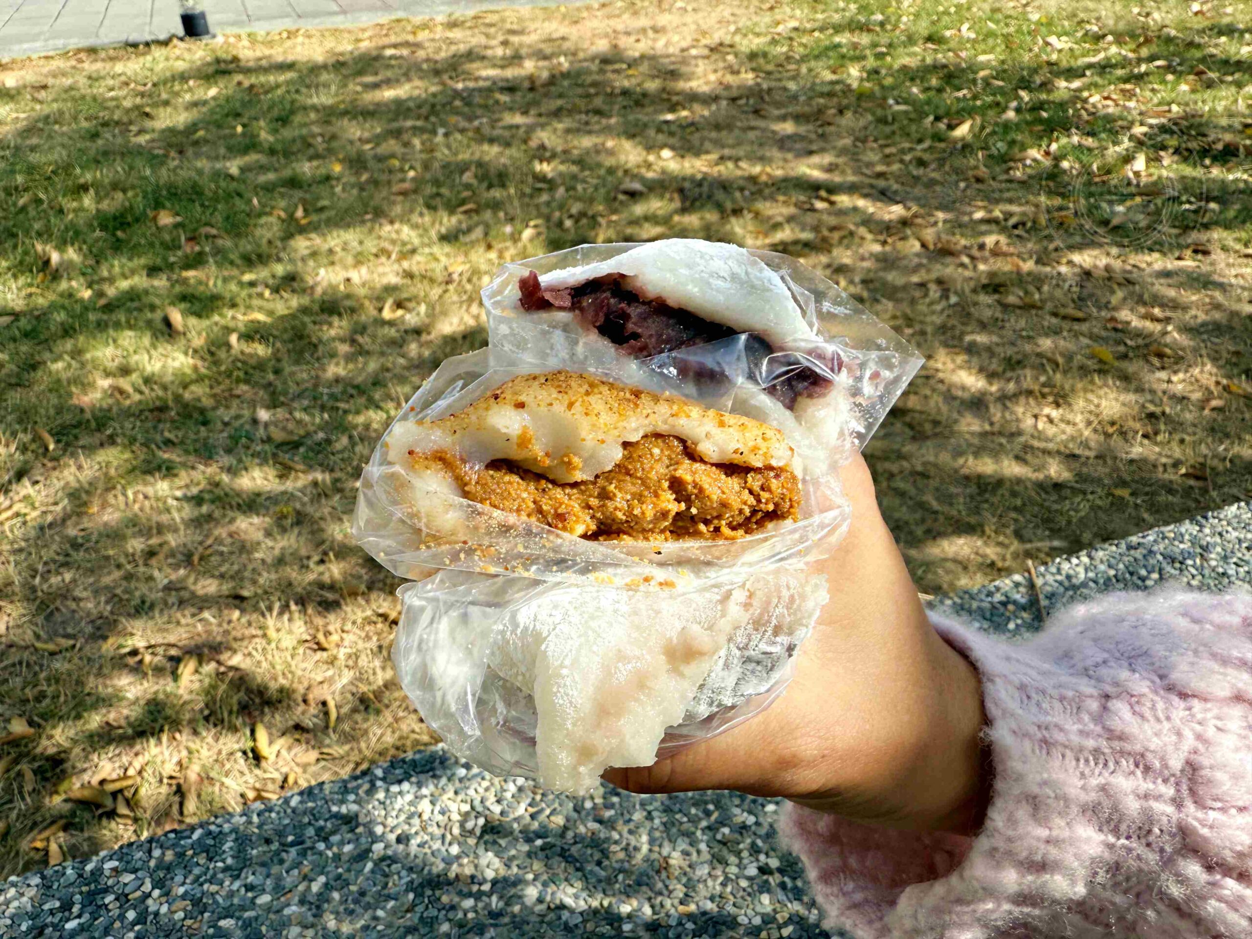 【台南美食】阿美現烤古早味蛋糕，運氣好才看得到會跳舞的麻糬，手工現包超軟Q超大 (菜單) @趙先生吃飯