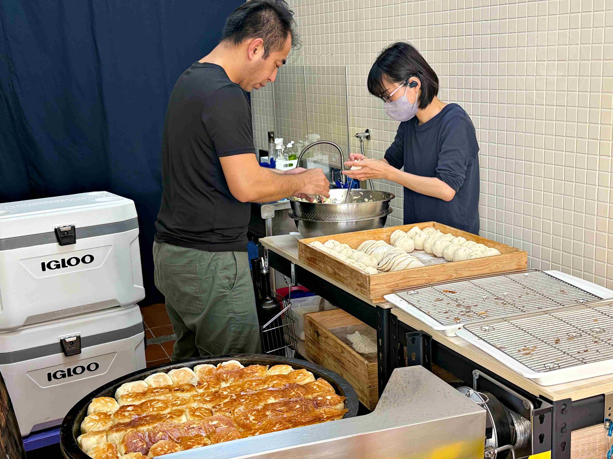 【台南美食】棠口水煎包，500碗肯定！脆皮爆汁的高麗菜超好吃推薦(菜單) @趙先生吃飯