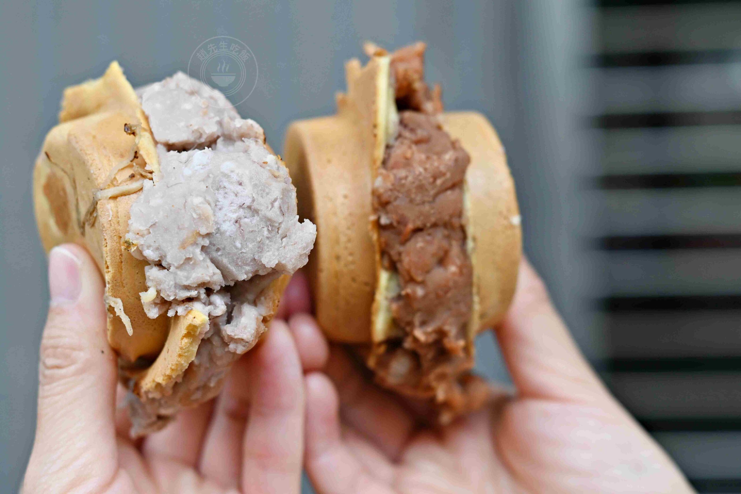 【板橋美食】太極鰲車輪餅，巨無霸爆餡紅豆餅推薦，竟然只要15元無敵好吃(菜單) @趙先生吃飯