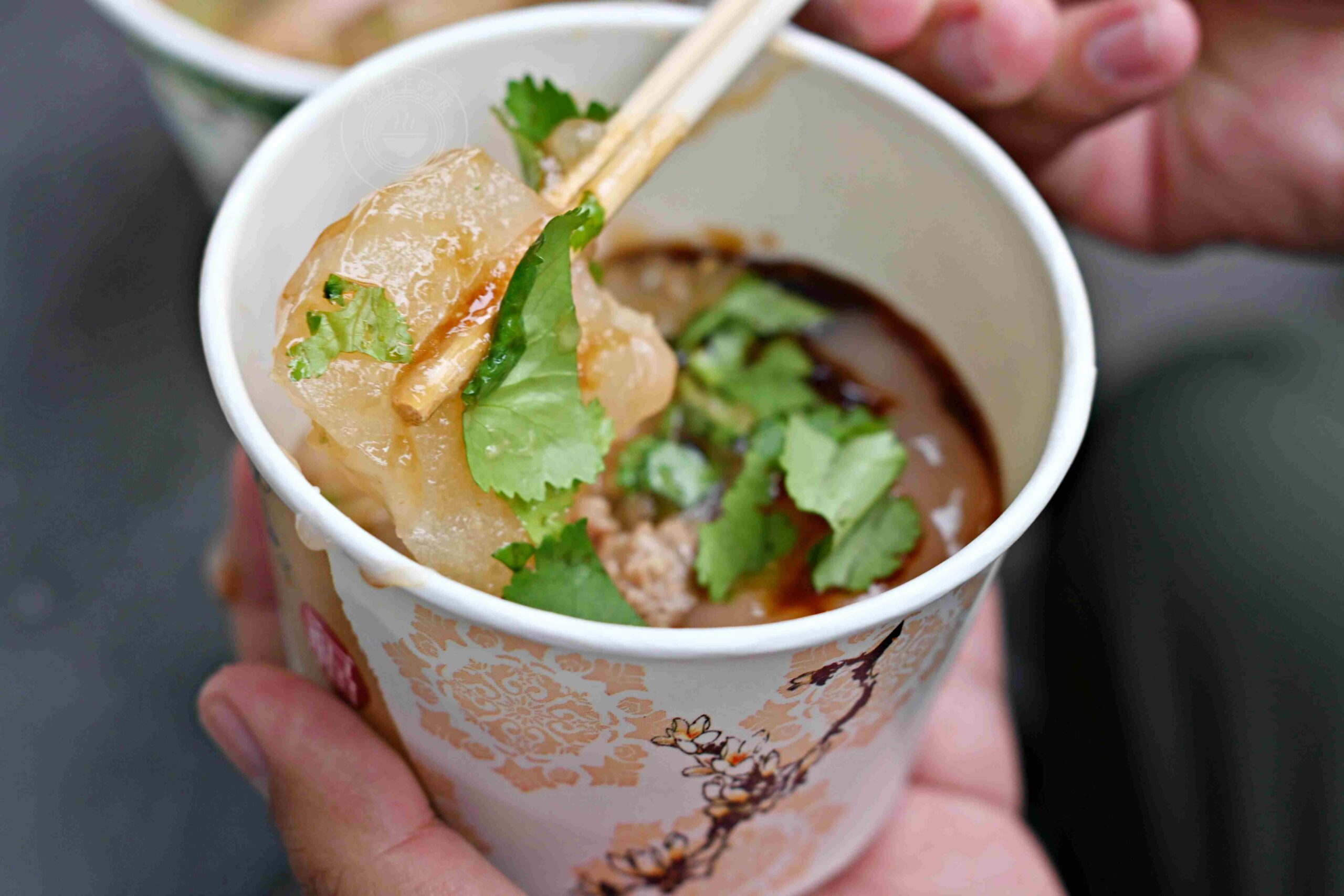 【南京三民美食】彰化肉圓魷魚羹，50年市場排隊老店，肉羹、肉圓意外超強(菜單) @趙先生吃飯