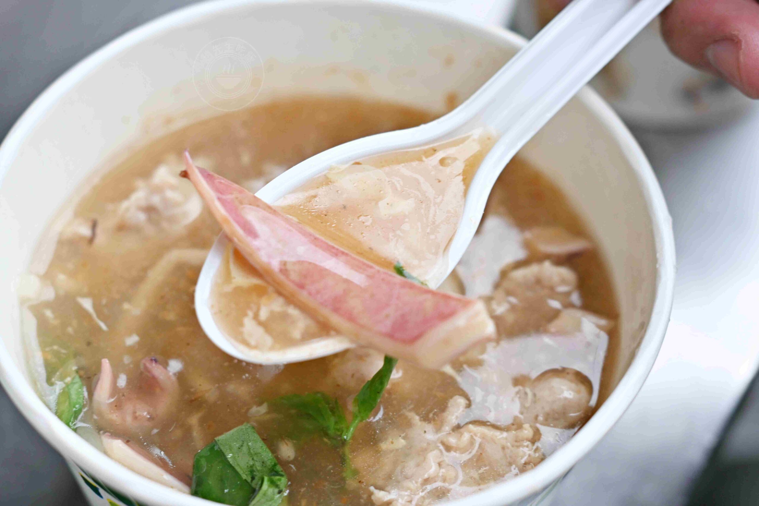 【南京三民美食】彰化肉圓魷魚羹，50年市場排隊老店，肉羹、肉圓意外超強(菜單) @趙先生吃飯