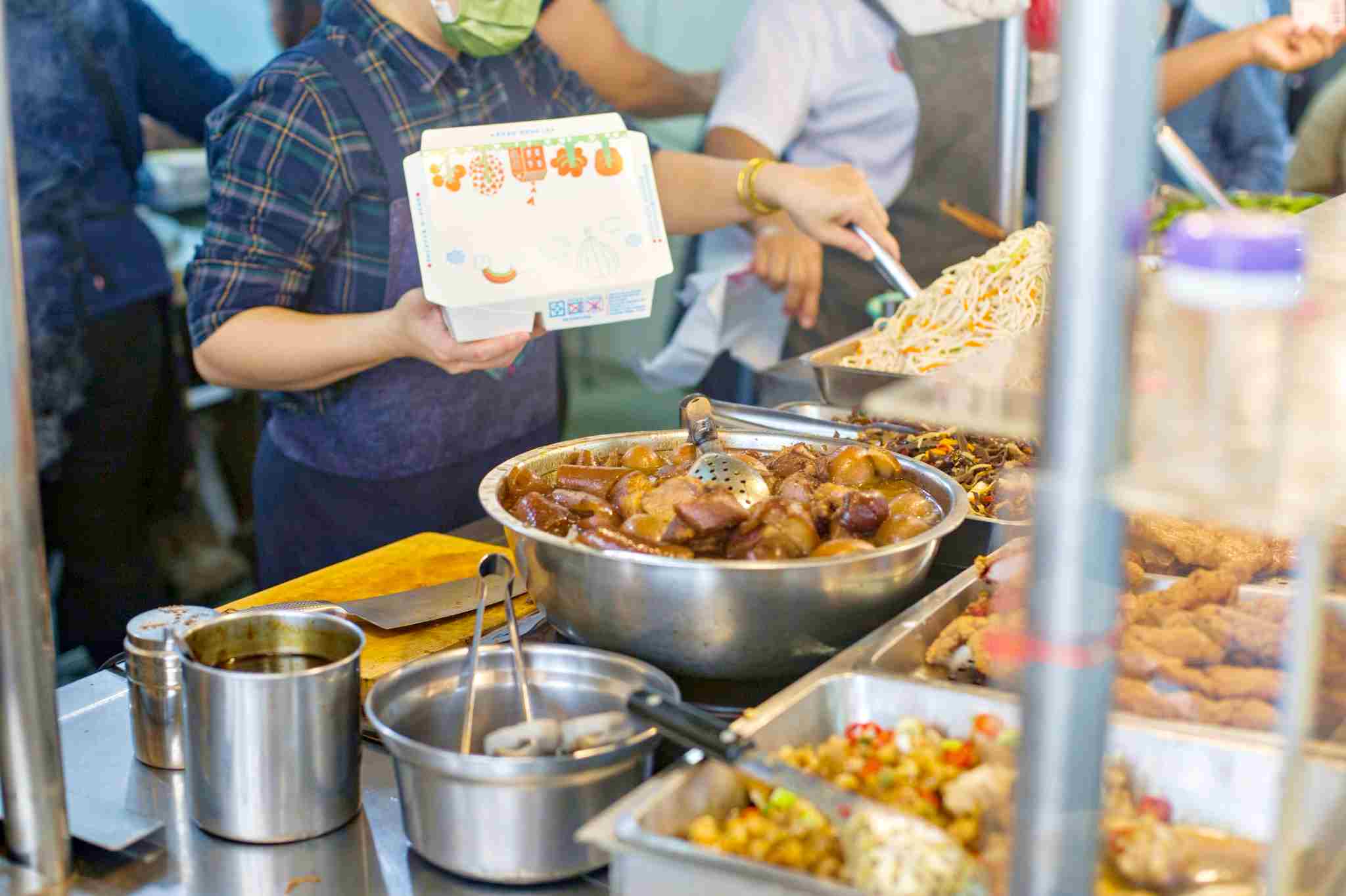 【中山美食】香滿園，早上六點半開賣早午餐，酸菜滷肉飯超特別，腿庫滷得超香(菜單) @趙先生吃飯