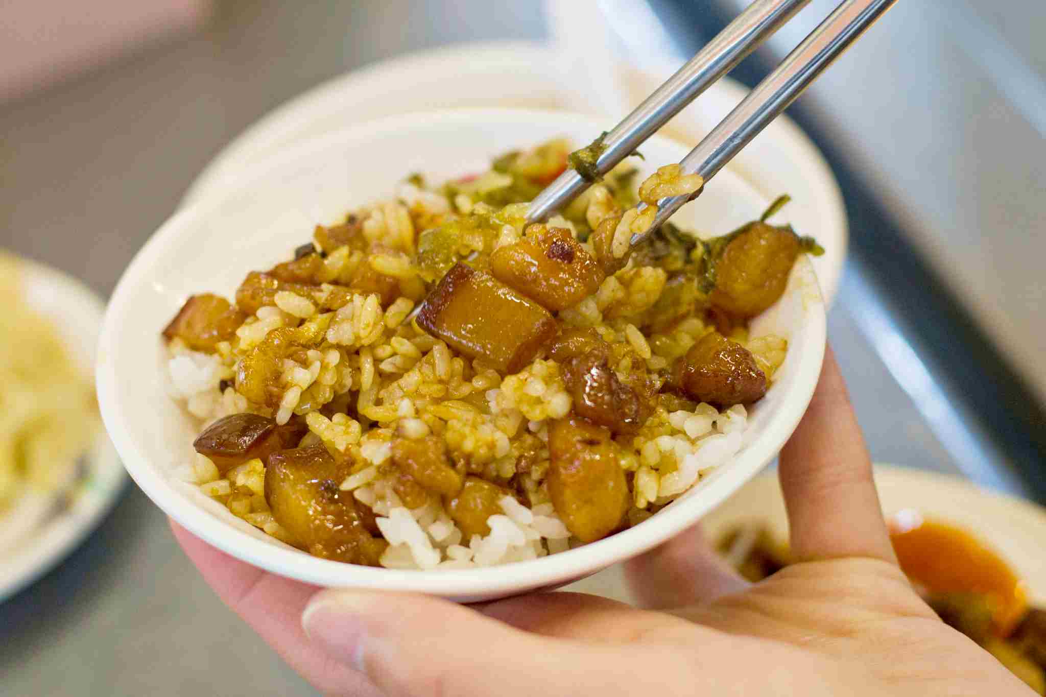 【中山美食】香滿園，早上六點半開賣早午餐，酸菜滷肉飯超特別，腿庫滷得超香(菜單) @趙先生吃飯