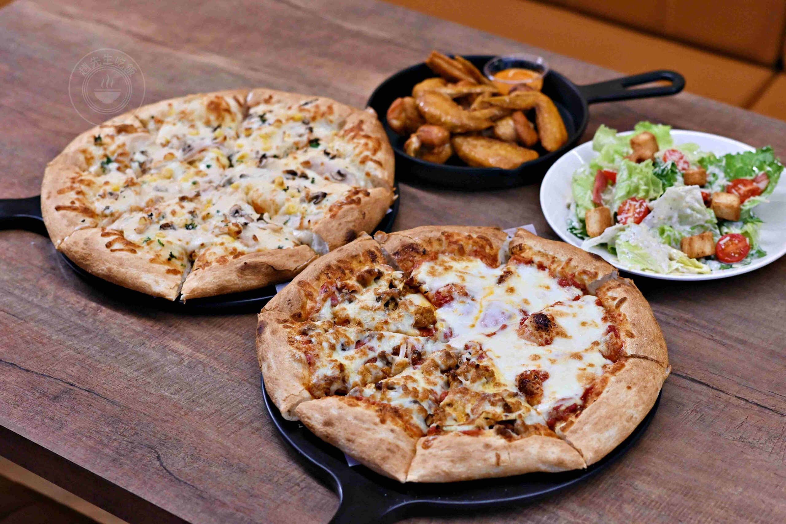 【信義區美食】三隻猴子美食廚房，紐西蘭老闆娘日賣百個的，手工現烤披薩推薦(菜單) @趙先生吃飯