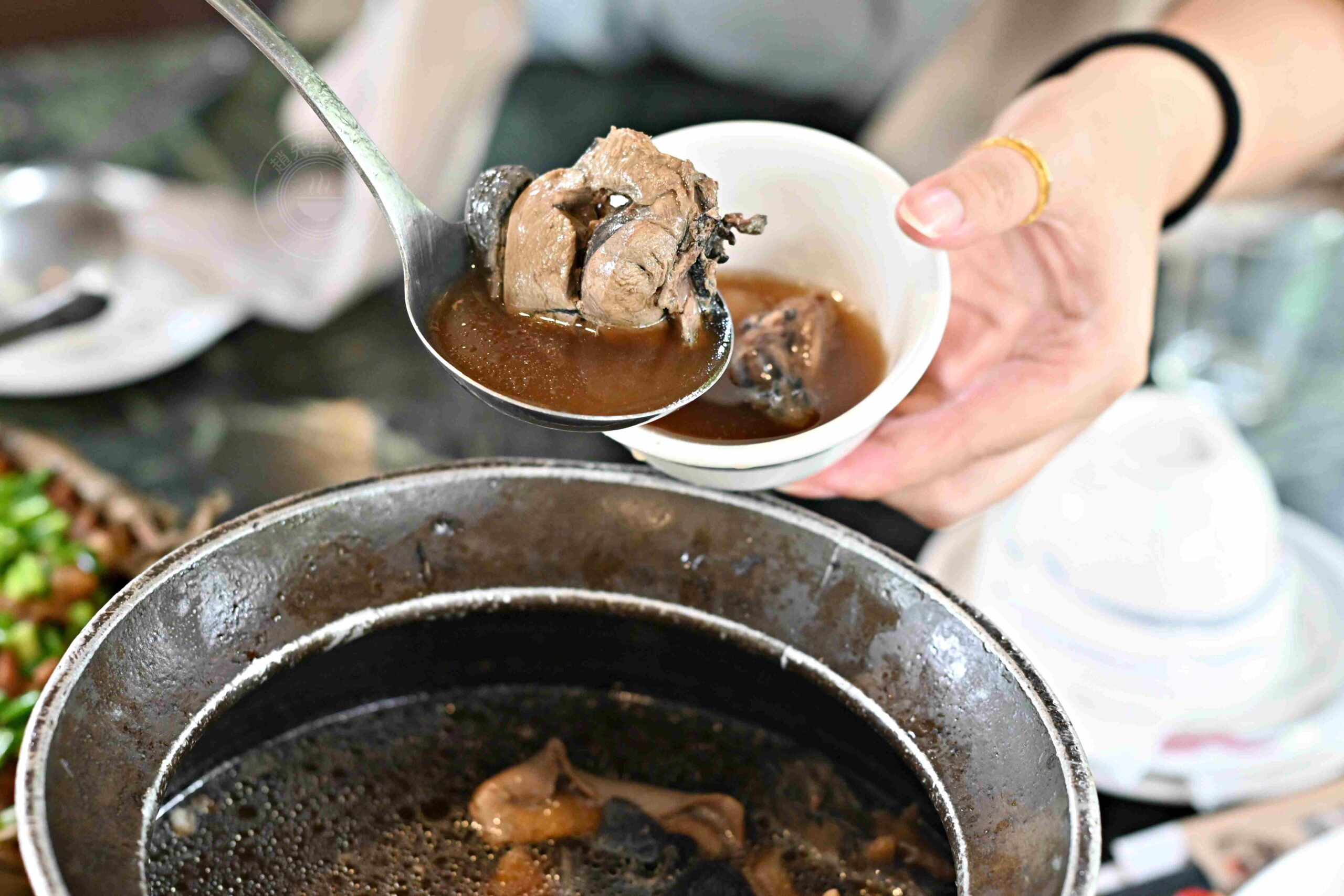 【高雄大社美食】綠野山莊花園餐廳，古董火車軌道送餐超吸睛，三十年老字號土雞城推薦(菜單) @趙先生吃飯