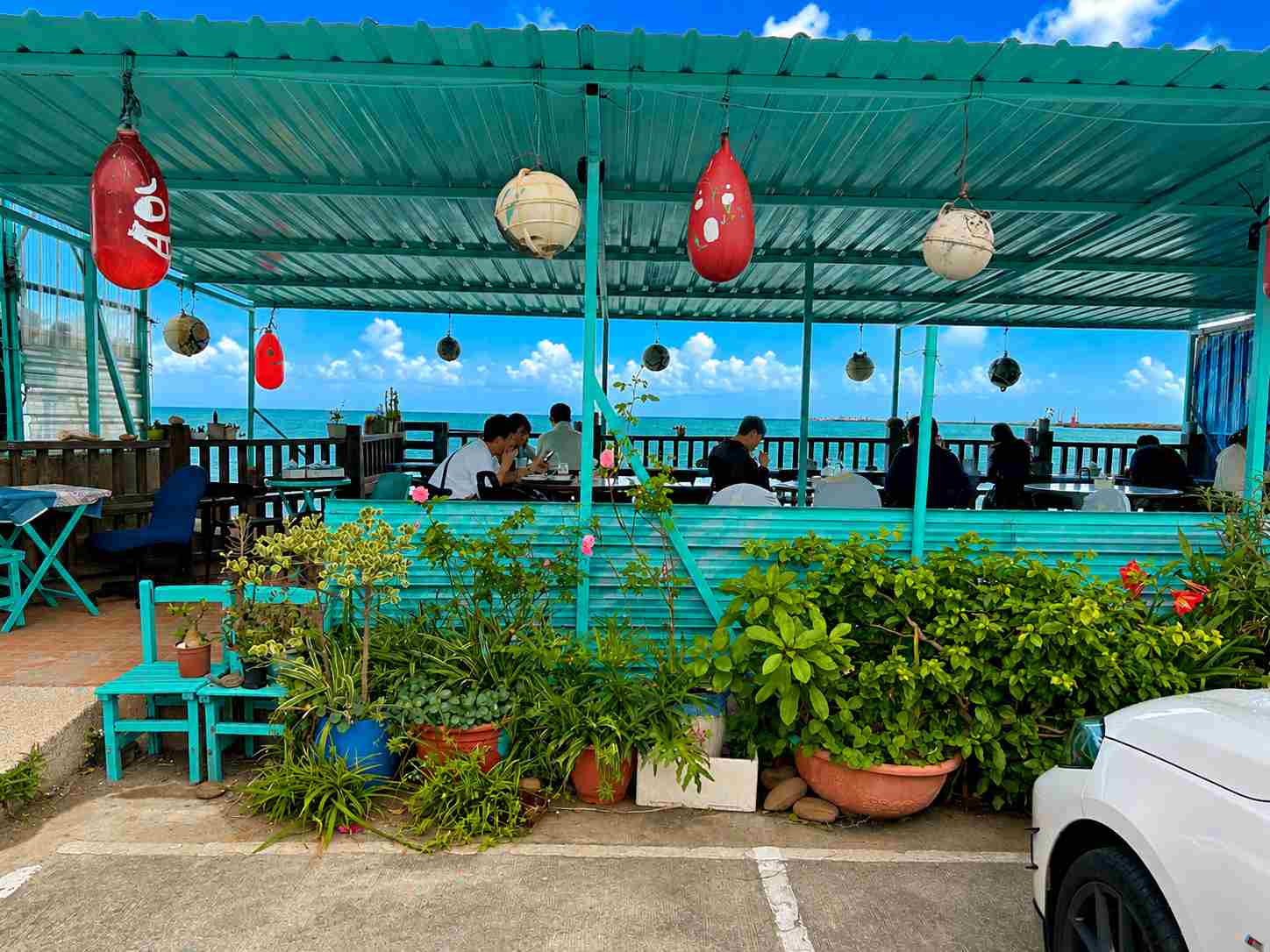 【林口美食】6115 Cafe，不用花大錢的超美海景，不限時咖啡廳推薦(菜單) @趙先生吃飯