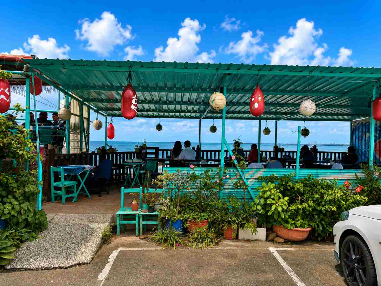 【林口美食】6115 Cafe，不用花大錢的超美海景，不限時咖啡廳推薦(菜單) @趙先生吃飯