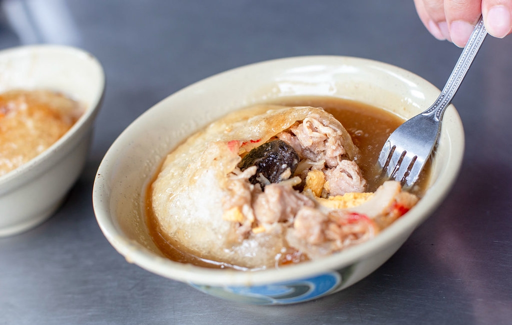 【彰化美食】北門口肉圓，中正路總店，先蒸後炸超酥脆，大肉圓塞滿干貝絲太過癮(菜單) @趙先生吃飯