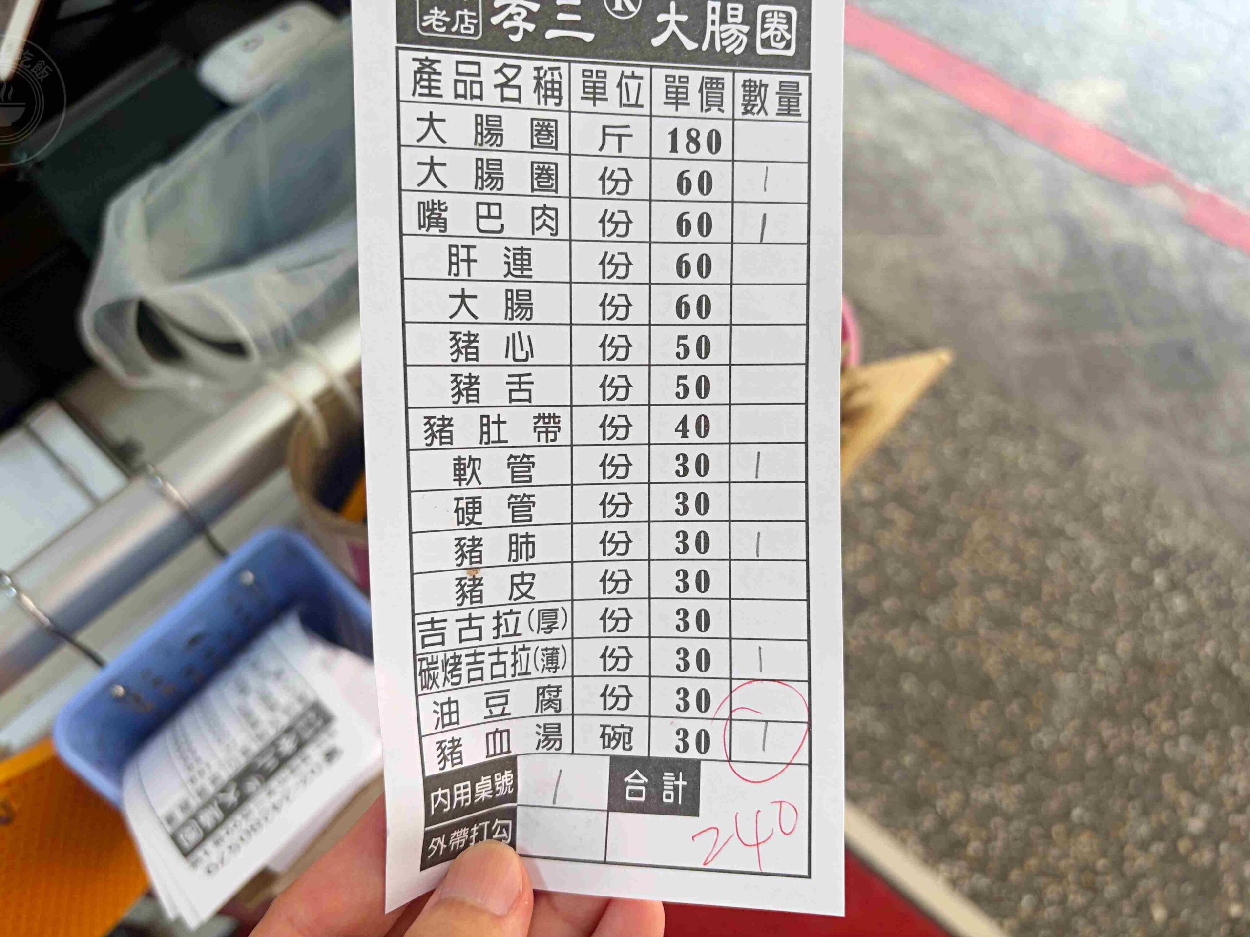 【基隆美食】基隆孝三大腸圈，巷弄隱藏版老字號黑白切！招牌大腸圈與綿密豬肺推薦(菜單) @趙先生吃飯