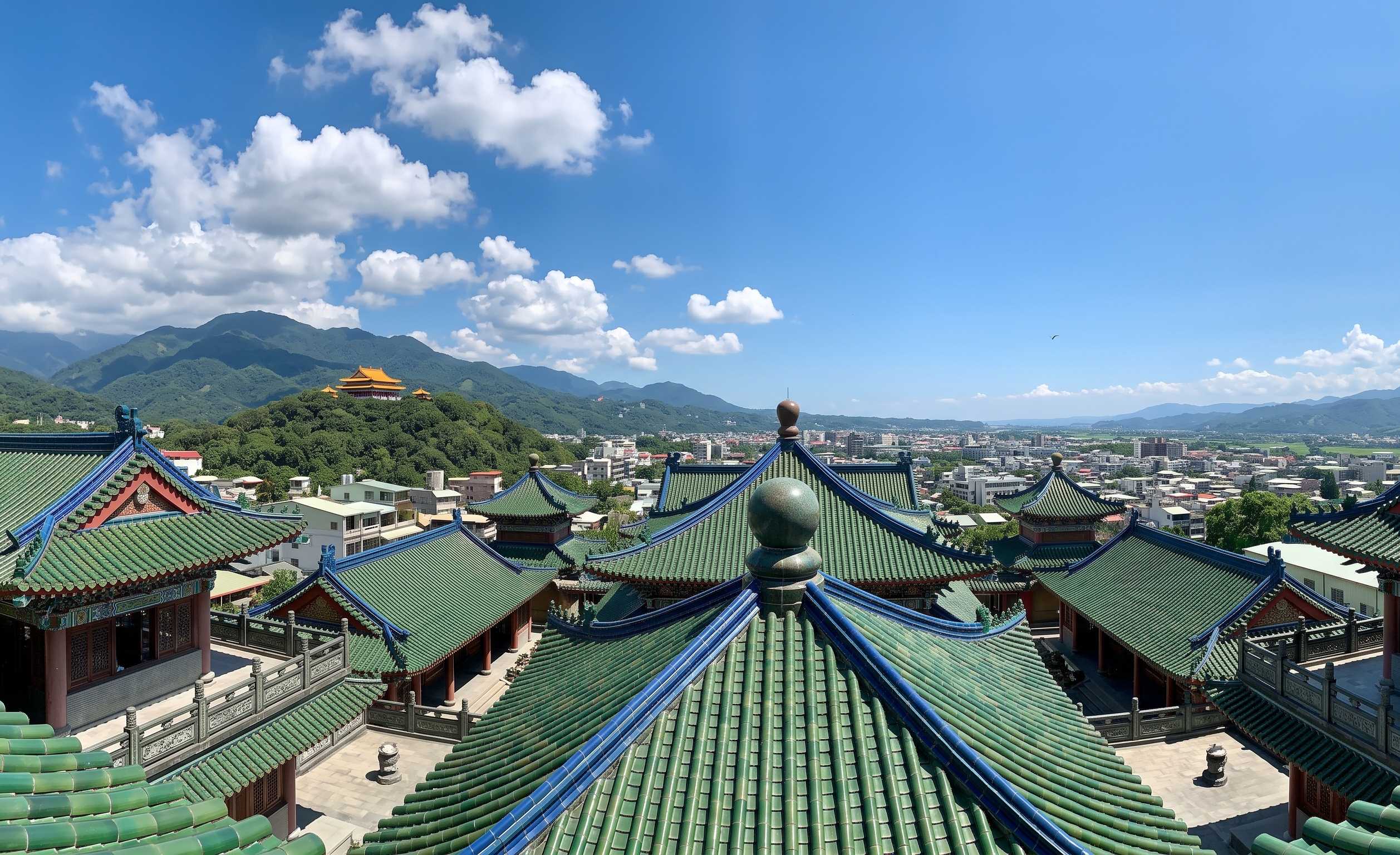 【南投景點】寶湖宮天地堂地母廟，震撼連綿閣樓、古代宮廷風建築壯觀推薦 @趙先生吃飯