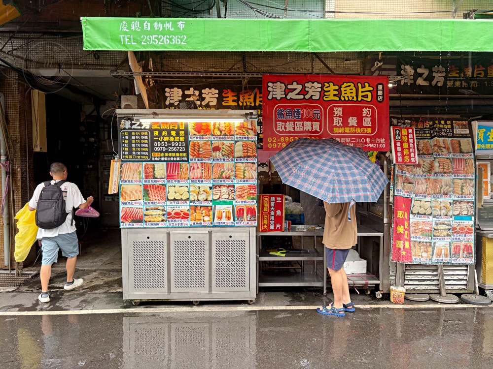 不敢相信，生魚片這麼大盒，新鮮現切還超便宜欸！ @趙先生吃飯
