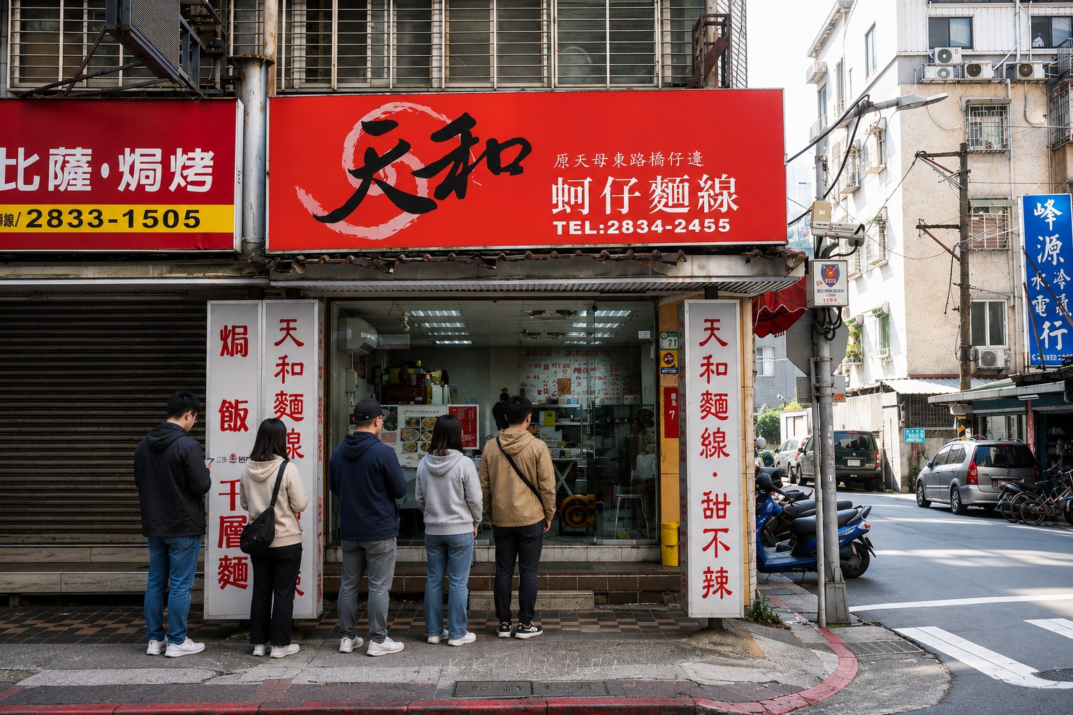 阿公的大腸蚵仔麵線，40年餐車變店面，有誠意料超多，在地人帶路才知 @趙先生吃飯